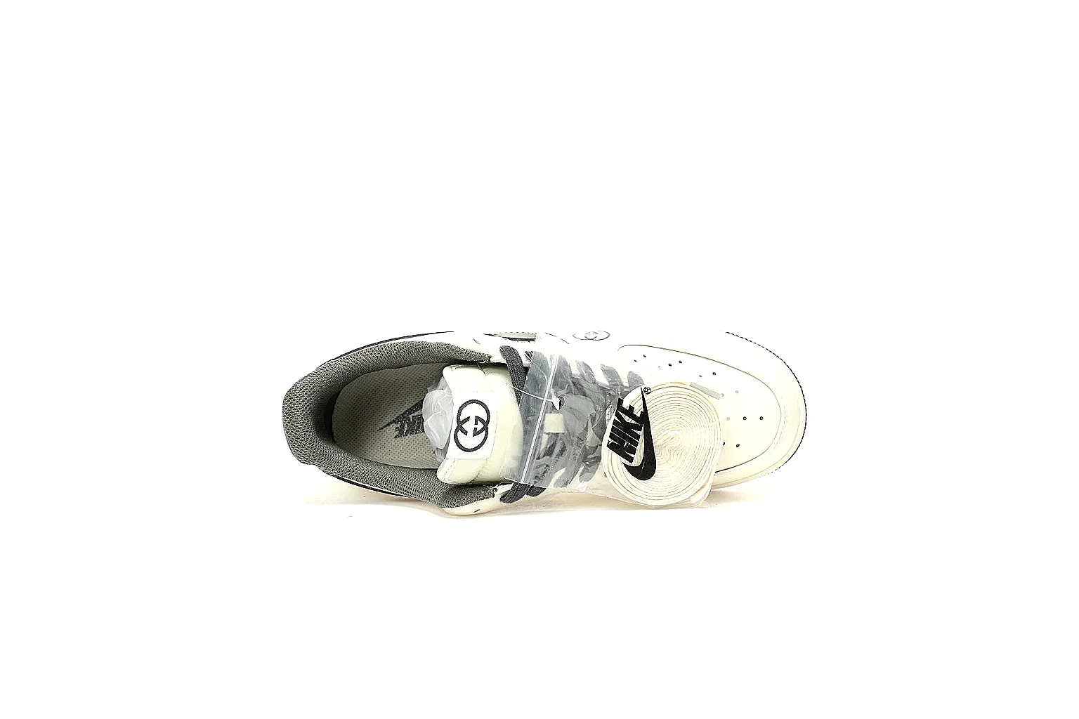 Kako Find List budget photos for Nike White Black Low Court thumbnail 3