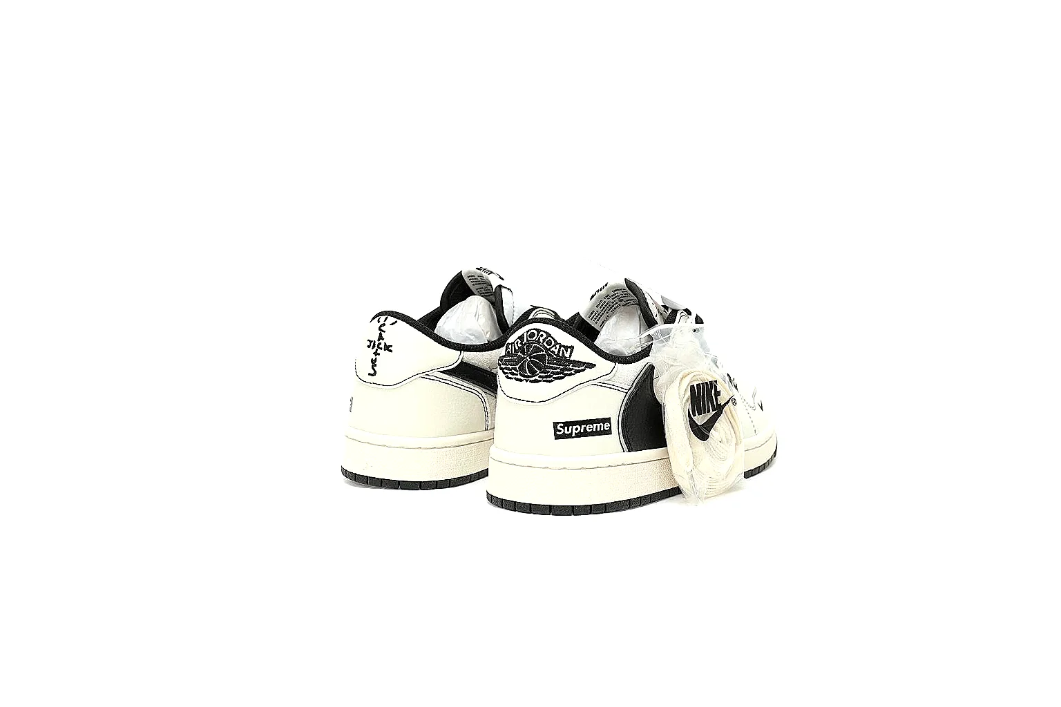Kako Find List budget photos for Nike White Black Low Court thumbnail 6
