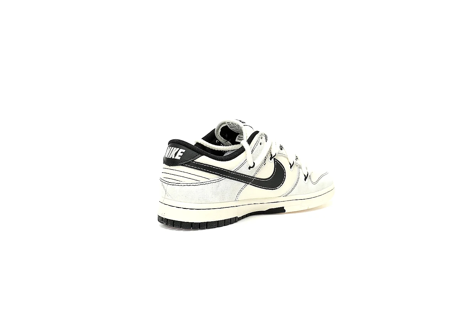 Kako Find List budget photos for Nike White Black Low Court thumbnail 2