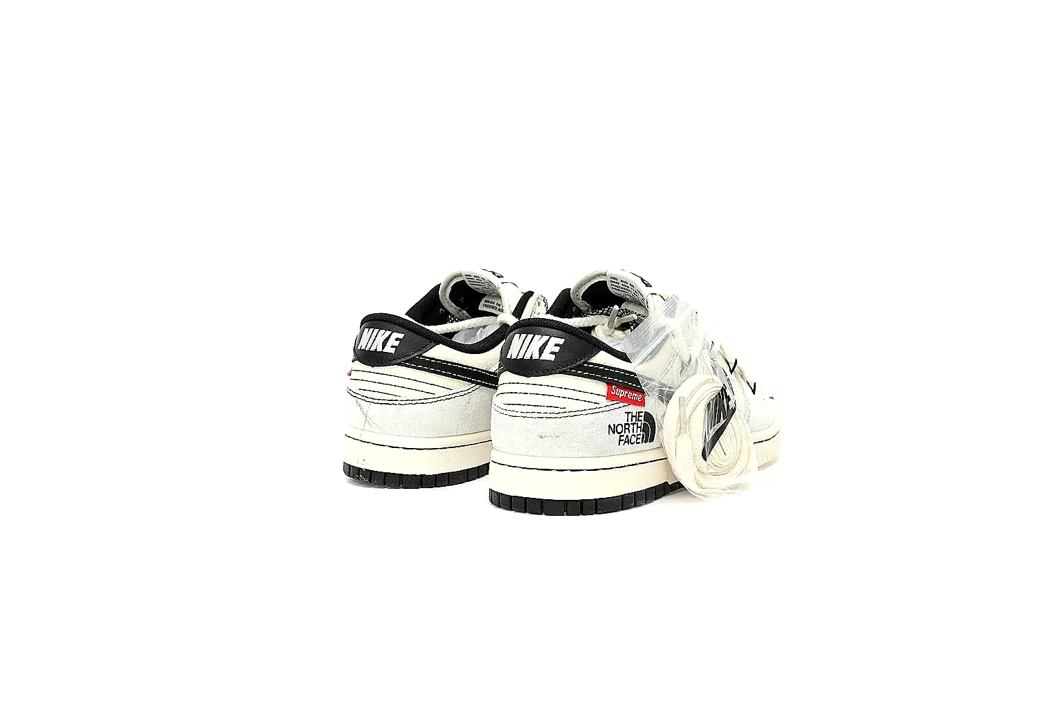 Kako Find List budget photos for Nike White Black Low Court thumbnail 6