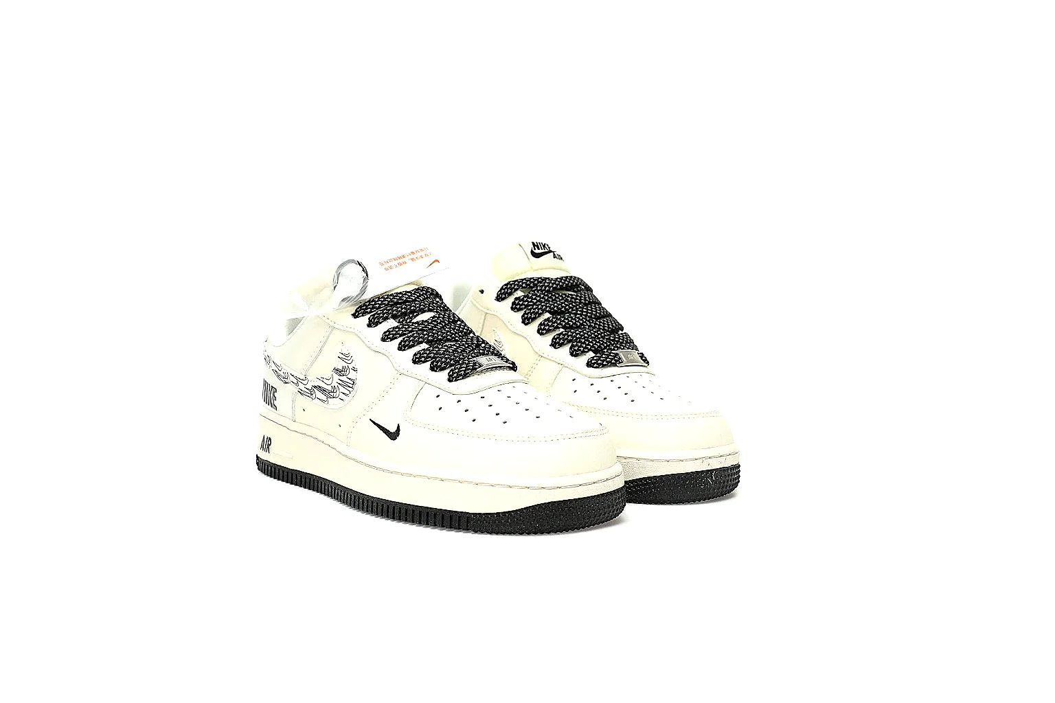 Kako Find List budget photos for Nike White Black Low Court thumbnail 5