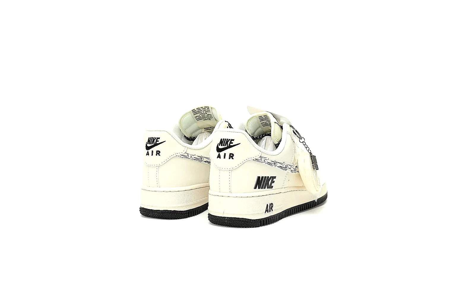 Kako Find List budget photos for Nike White Black Low Court thumbnail 6