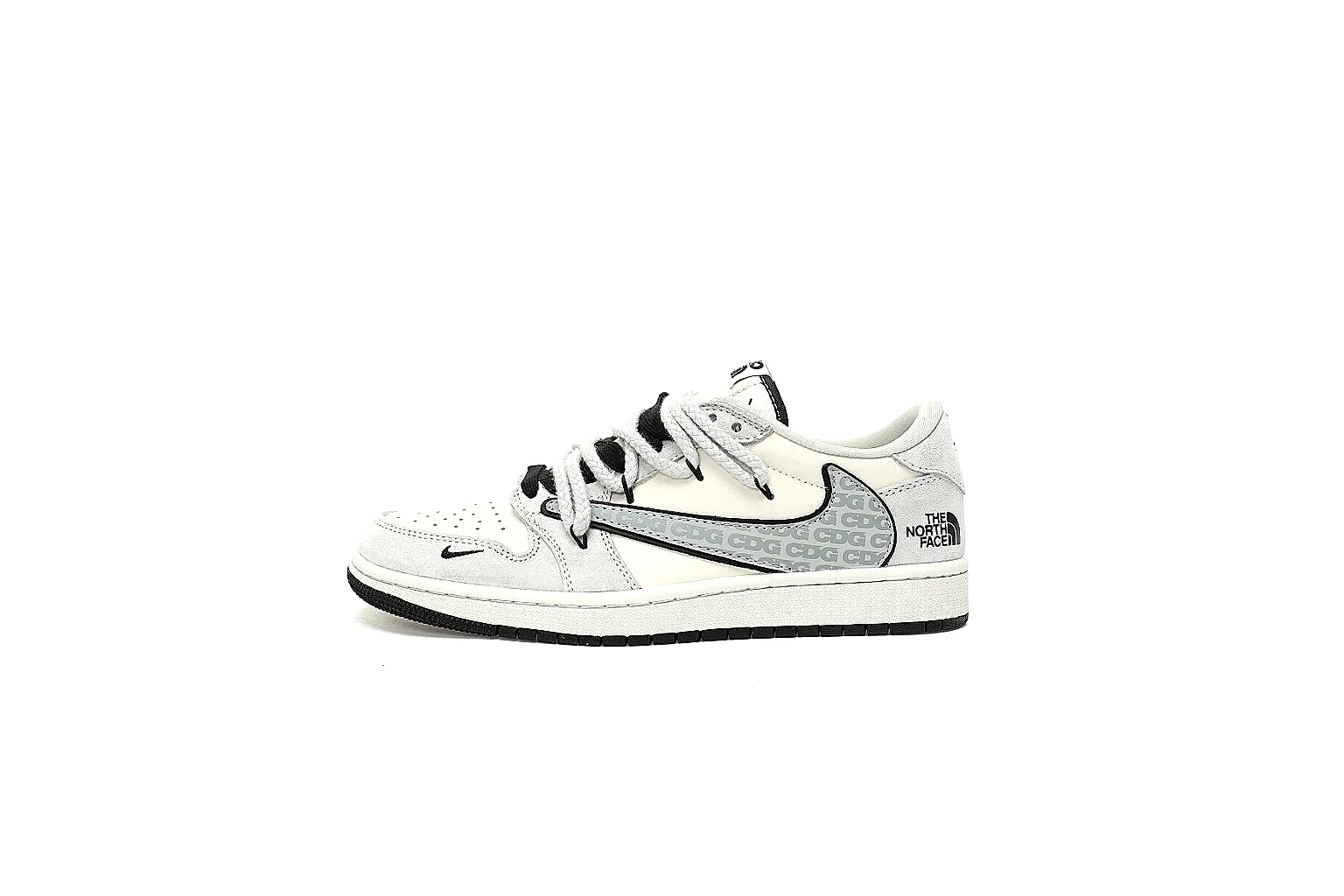 Kako Find List budget photos for Nike White Black Low Court Sneaker