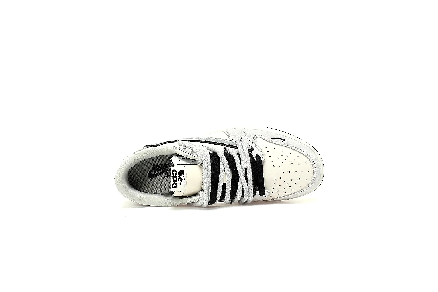 Kako Find List budget photos for Nike White Black Low Court Sneaker thumbnail 4