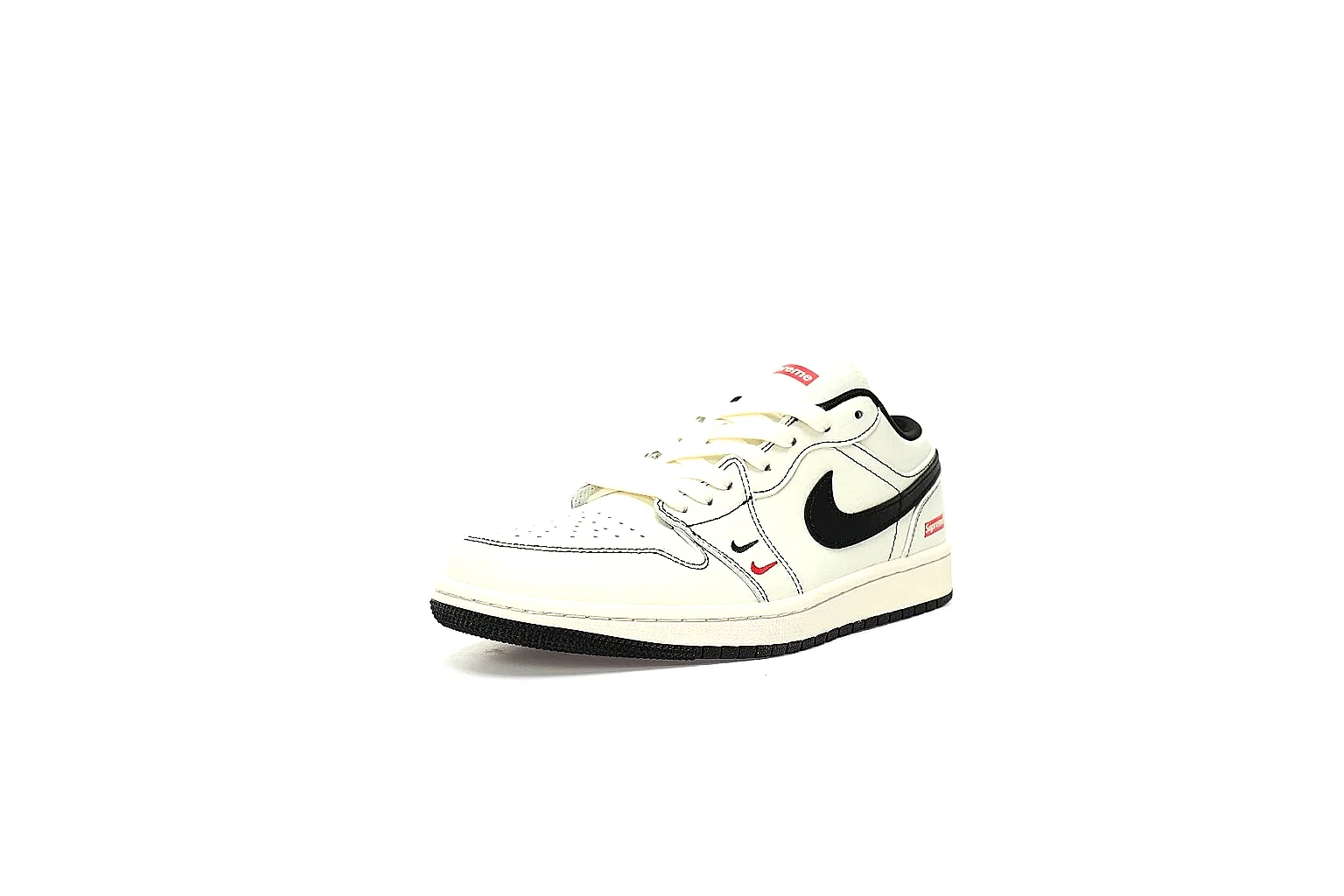 Kako Find List budget photos for Nike White Black Low Court Sneaker thumbnail 2