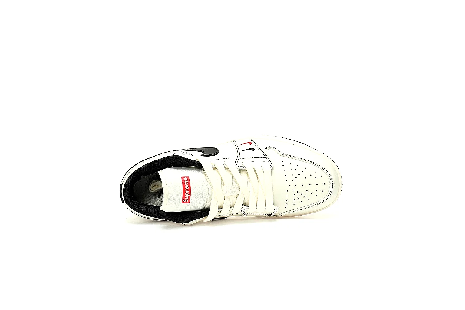 Kako Find List budget photos for Nike White Black Low Court Sneaker thumbnail 4