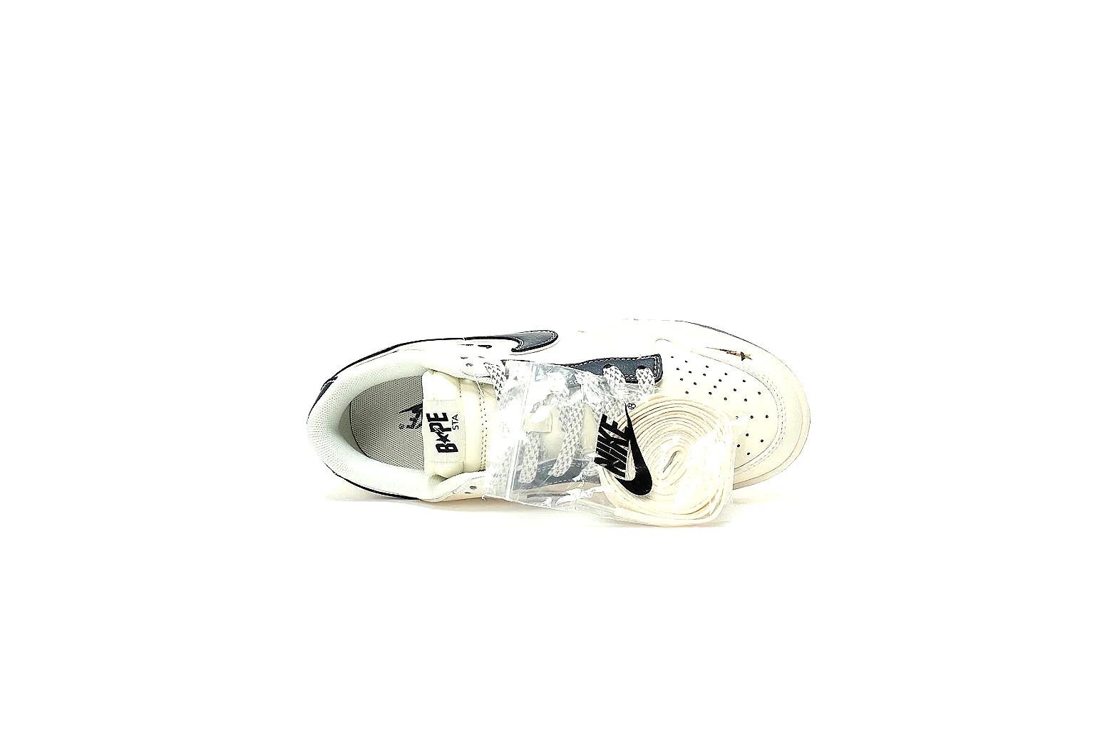 Kako Find List budget photos for Nike White Black Low Court thumbnail 3