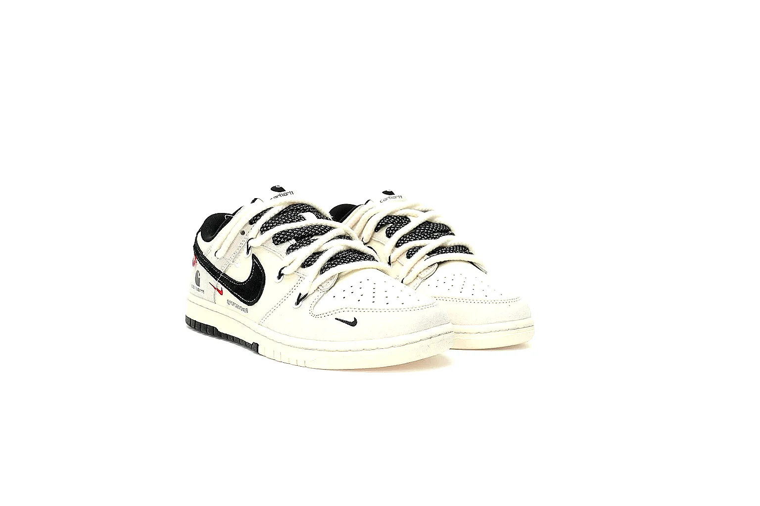 Kako Find List budget photos for Nike White Black Red Low Court thumbnail 5