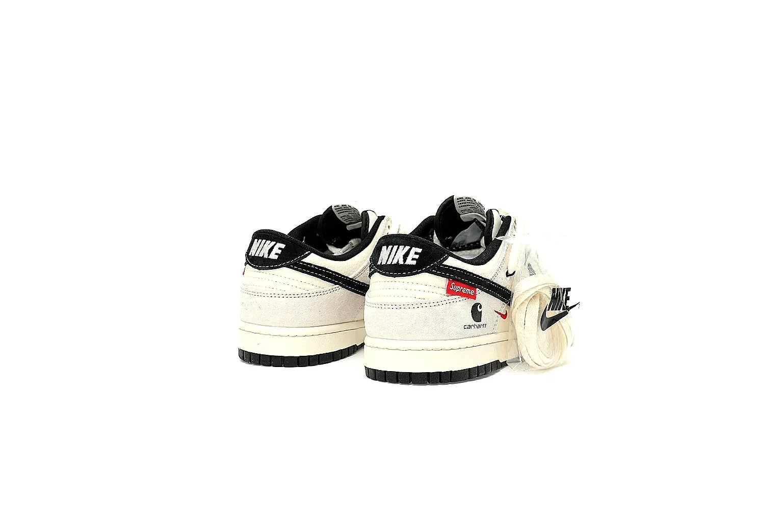 Kako Find List budget photos for Nike White Black Red Low Court thumbnail 6