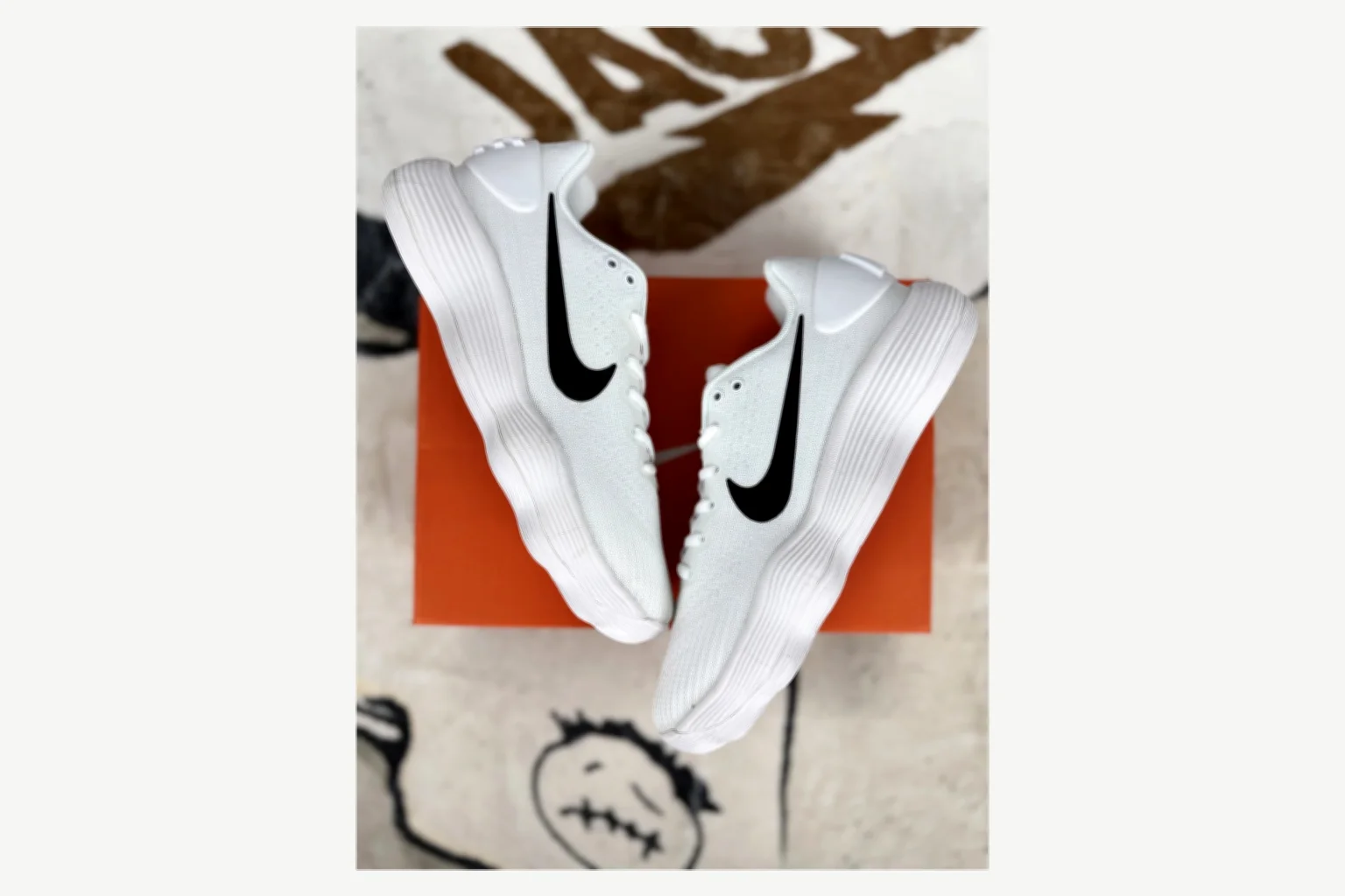 Nike White Black Swoosh Low Top value find image SKU 1194923747 thumbnail 6