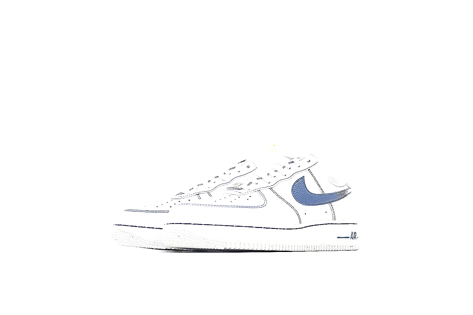 Kako Find List budget photos for Nike White Blue Low Court