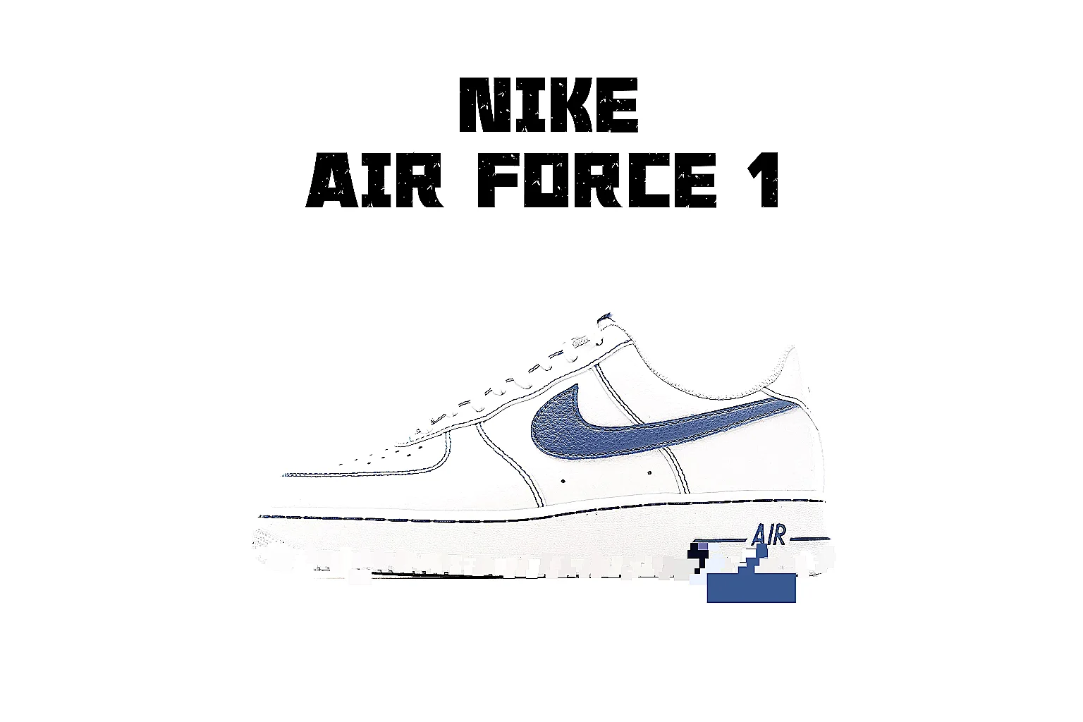 Kako Find List budget photos for Nike White Blue Low Court thumbnail 2