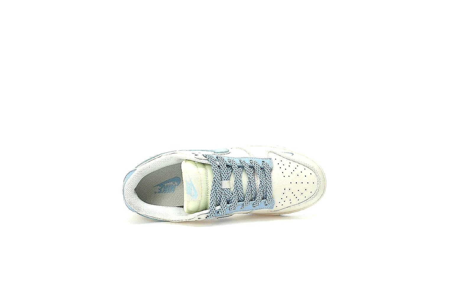 Kako Find List budget photos for Nike White Blue Low Court thumbnail 4