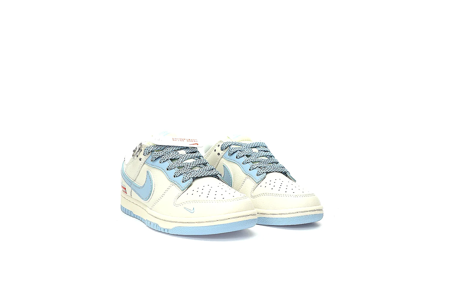 Kako Find List budget photos for Nike White Blue Low Court thumbnail 6