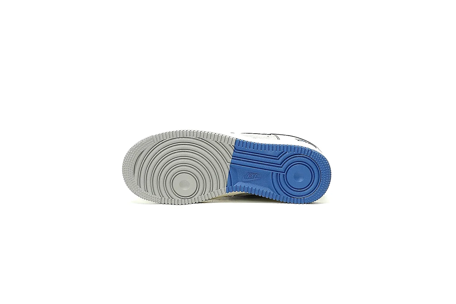 Kako Find List budget photos for Nike White Blue Low Court thumbnail 4