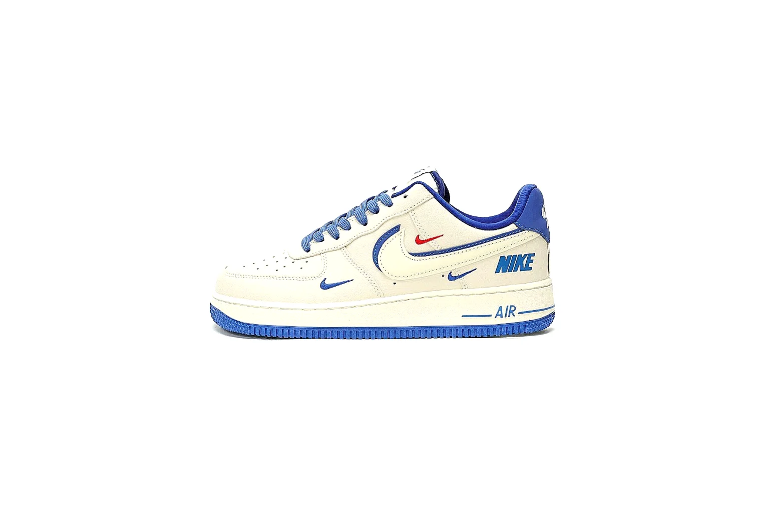 Kako Find List budget photos for Nike White Blue Low Court Sneaker
