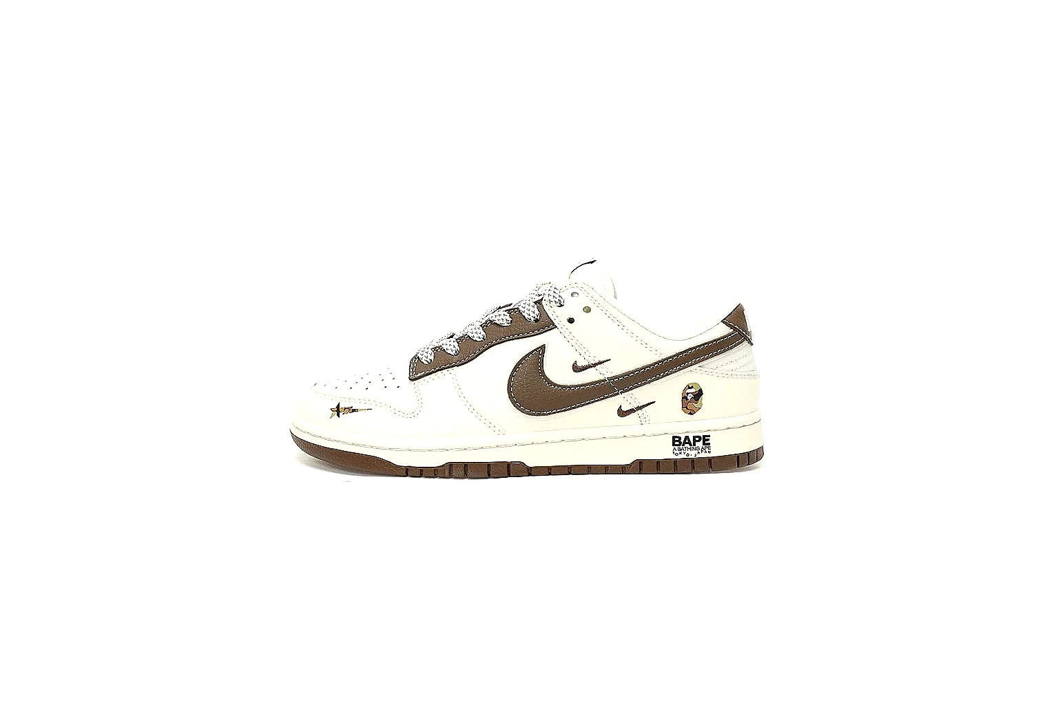 Kako Find List budget photos for Nike White Brown Low Court