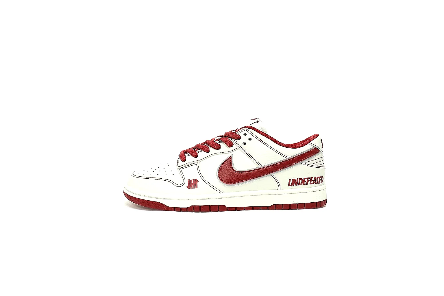 Kako Find List budget photos for Nike White Burgundy Low Court Sneaker