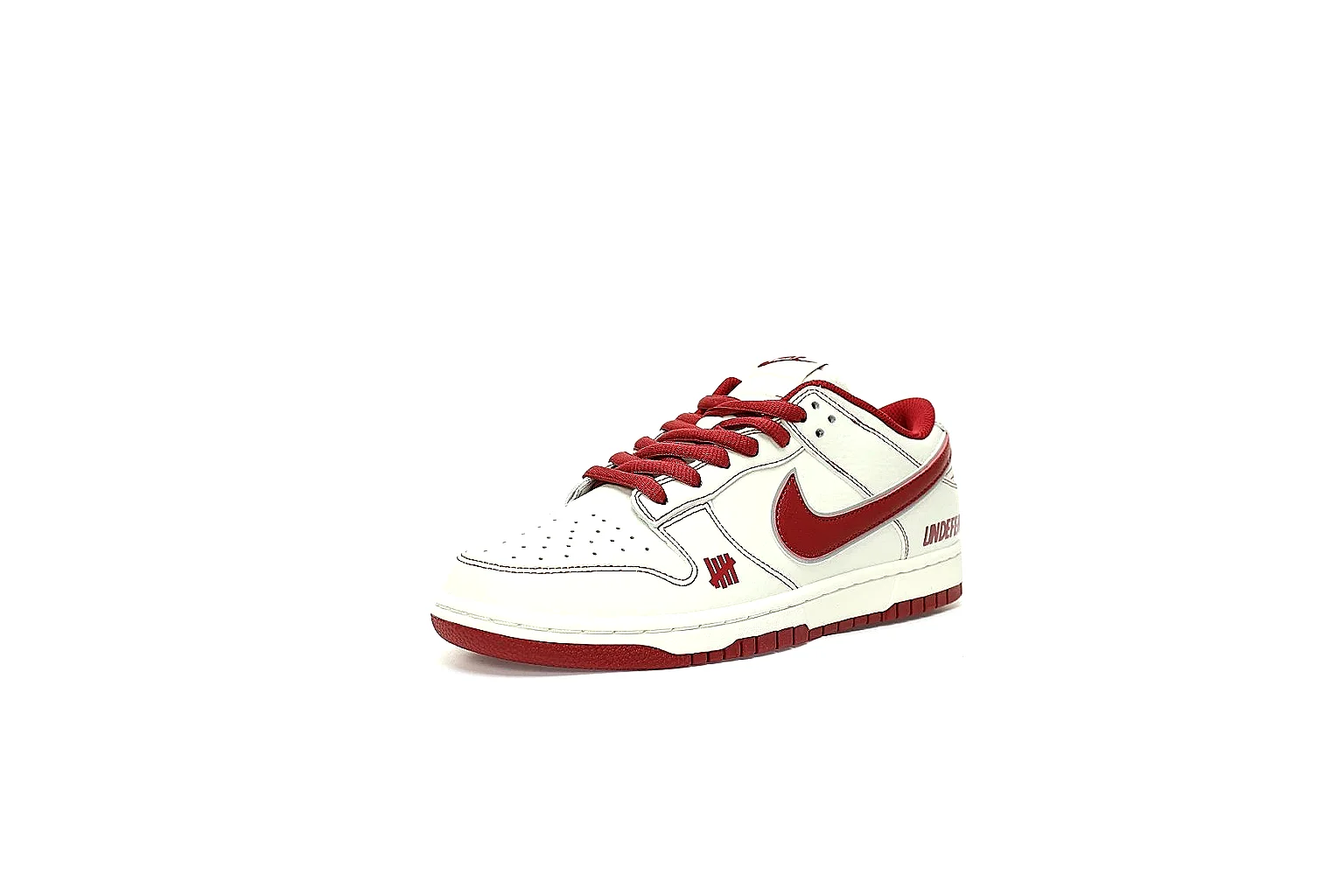 Kako Find List budget photos for Nike White Burgundy Low Court Sneaker thumbnail 2