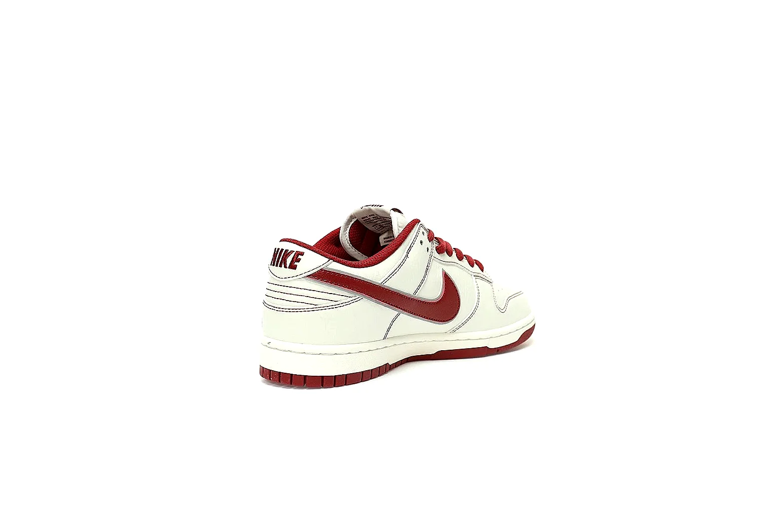 Kako Find List budget photos for Nike White Burgundy Low Court Sneaker thumbnail 3