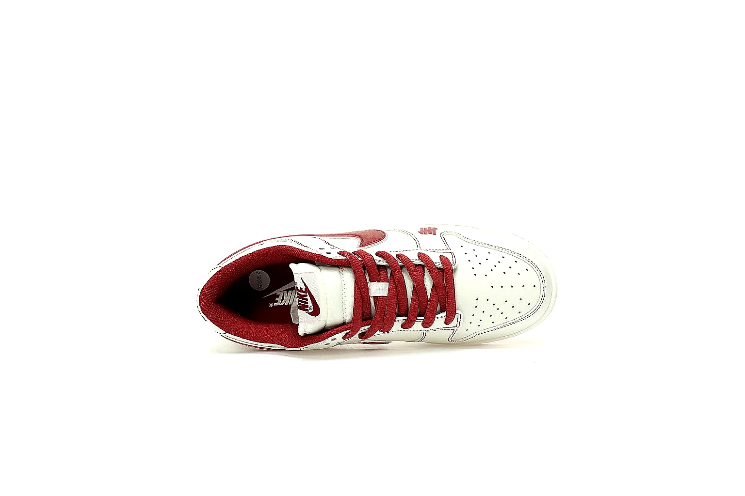 Kako Find List budget photos for Nike White Burgundy Low Court Sneaker thumbnail 4