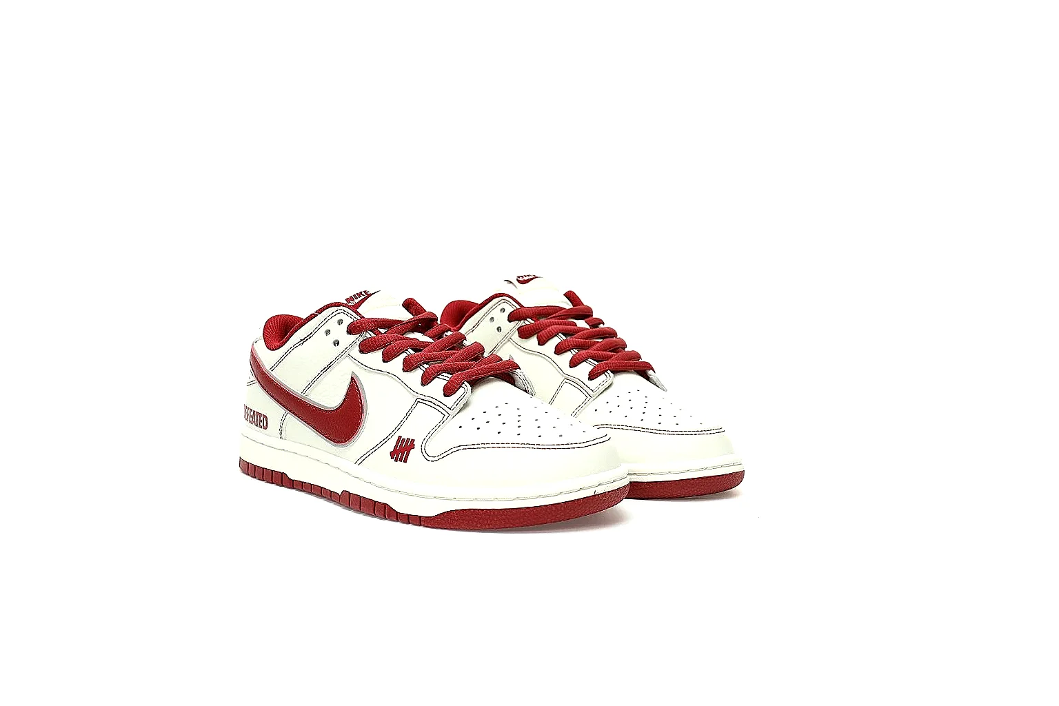 Kako Find List budget photos for Nike White Burgundy Low Court Sneaker thumbnail 6