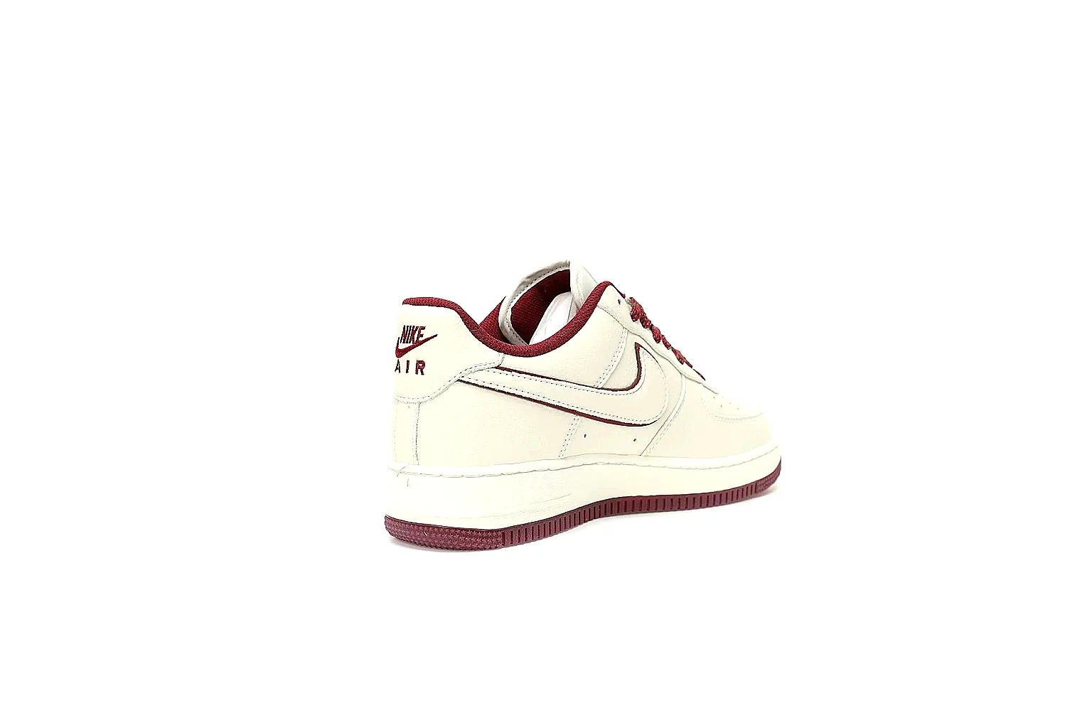 Kako Find List budget photos for Nike White Burgundy Low Court thumbnail 2