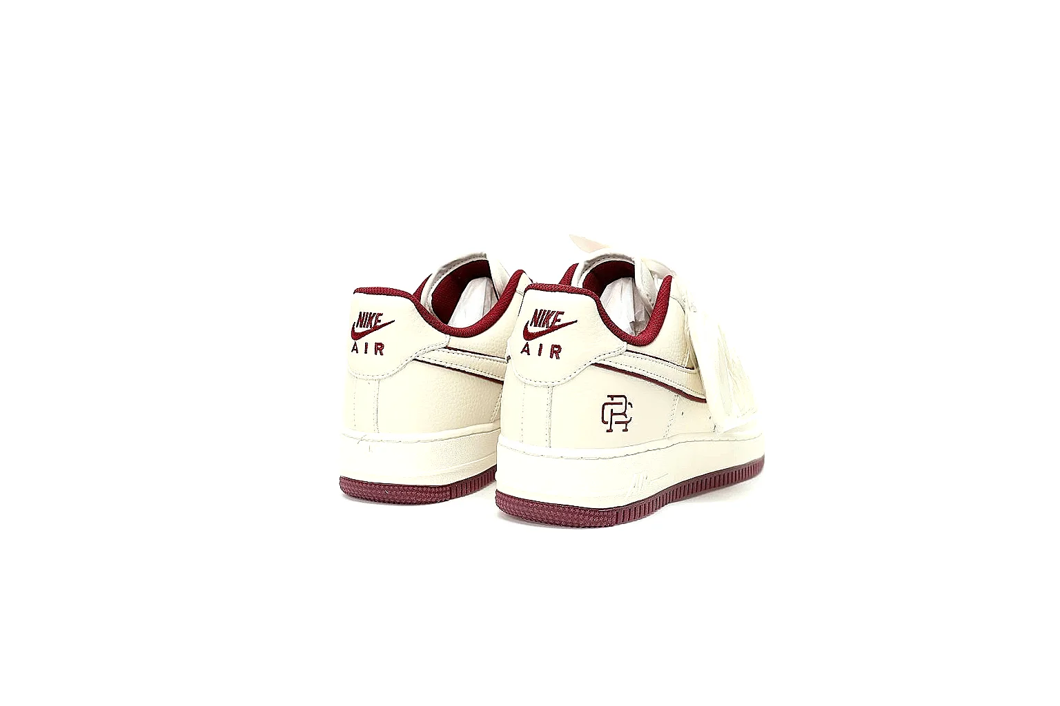 Kako Find List budget photos for Nike White Burgundy Low Court thumbnail 6