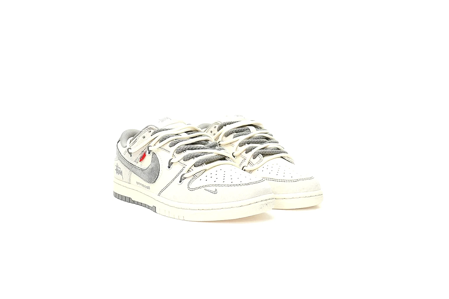 Kako Find List budget photos for Nike White Gray Low Court thumbnail 5
