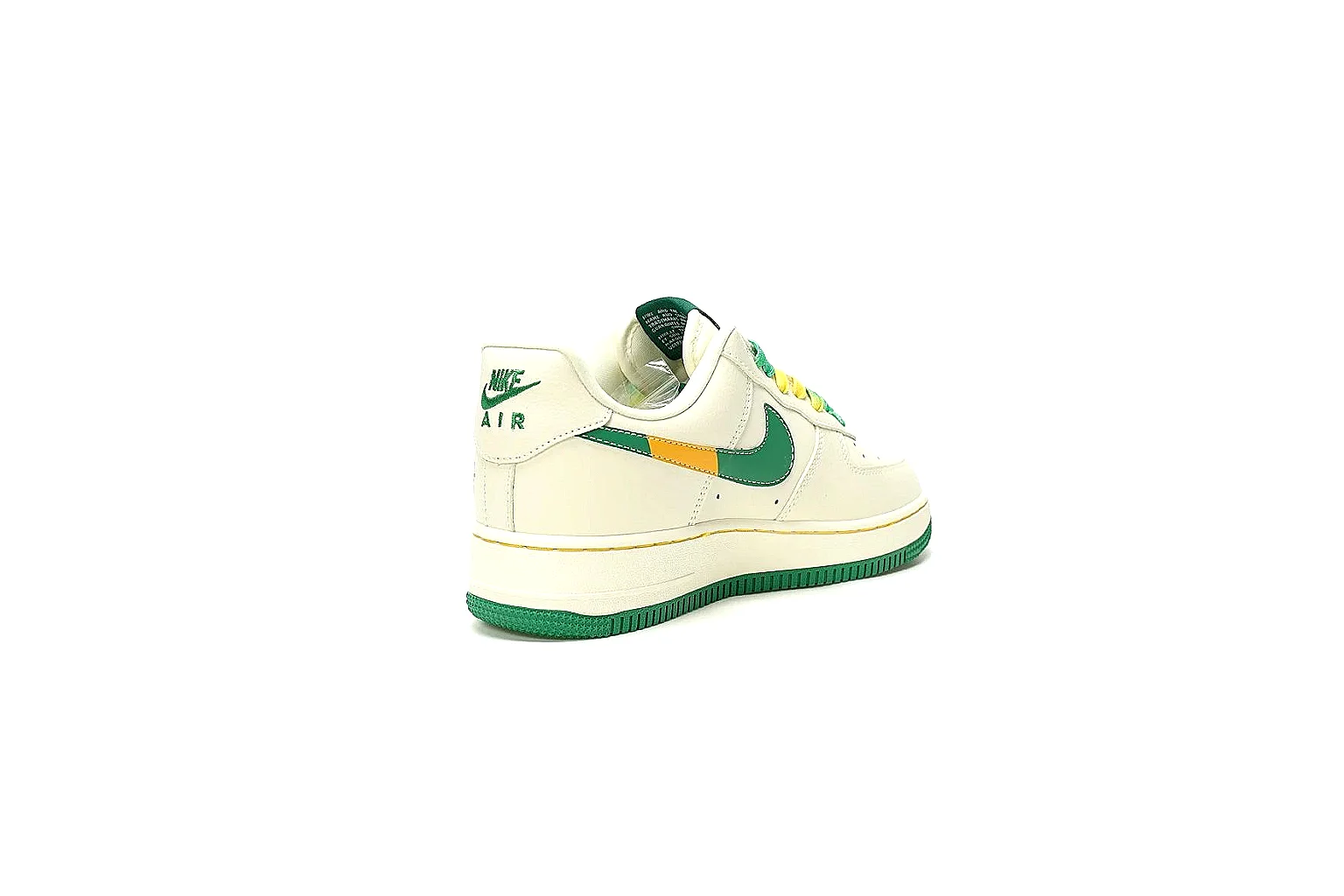 Kako Find List budget photos for Nike White Green Yellow Low Court Sneaker thumbnail 2