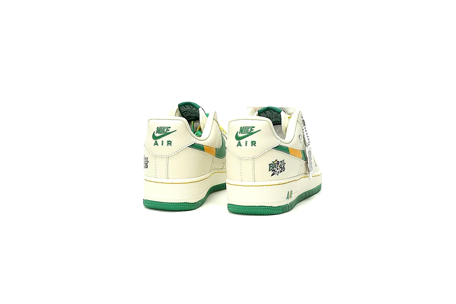 Kako Find List budget photos for Nike White Green Yellow Low Court Sneaker thumbnail 6