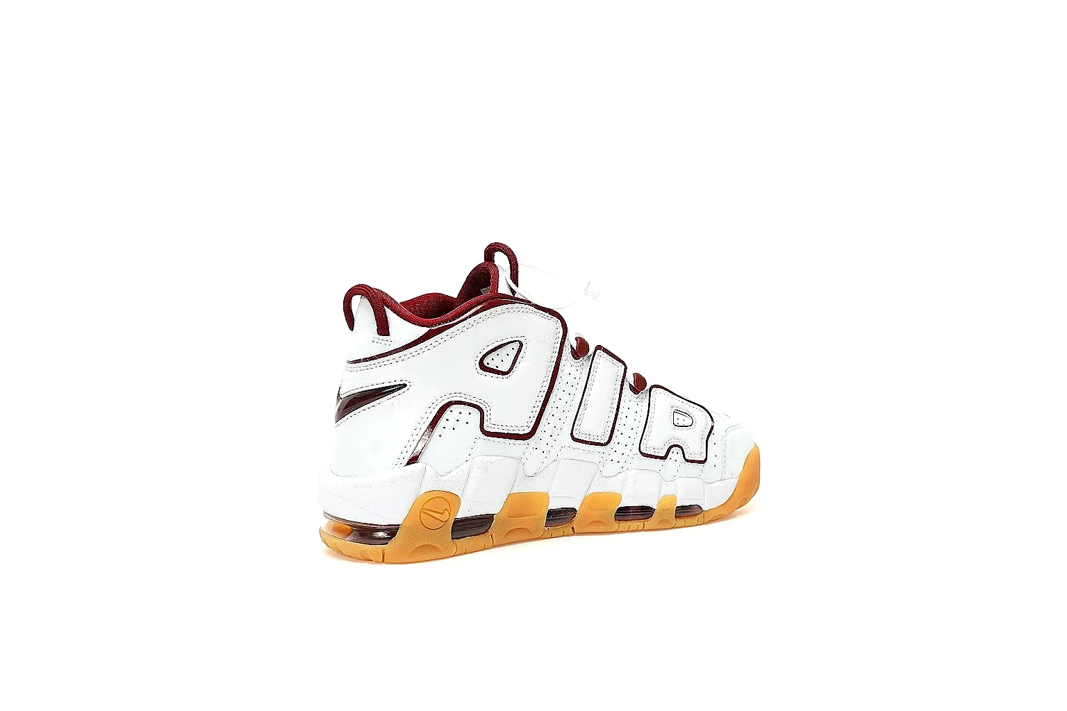 Kako Find List budget photos for Nike White Gum Uptempo Sneaker thumbnail 3