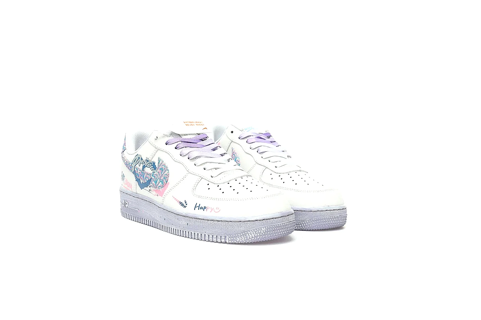 Kako Find List budget photos for Nike White Lavender Low Court Sneaker thumbnail 6