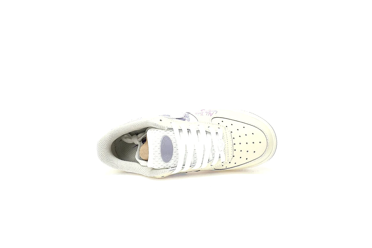 Kako Find List budget photos for Nike White Lavender Low Court thumbnail 3
