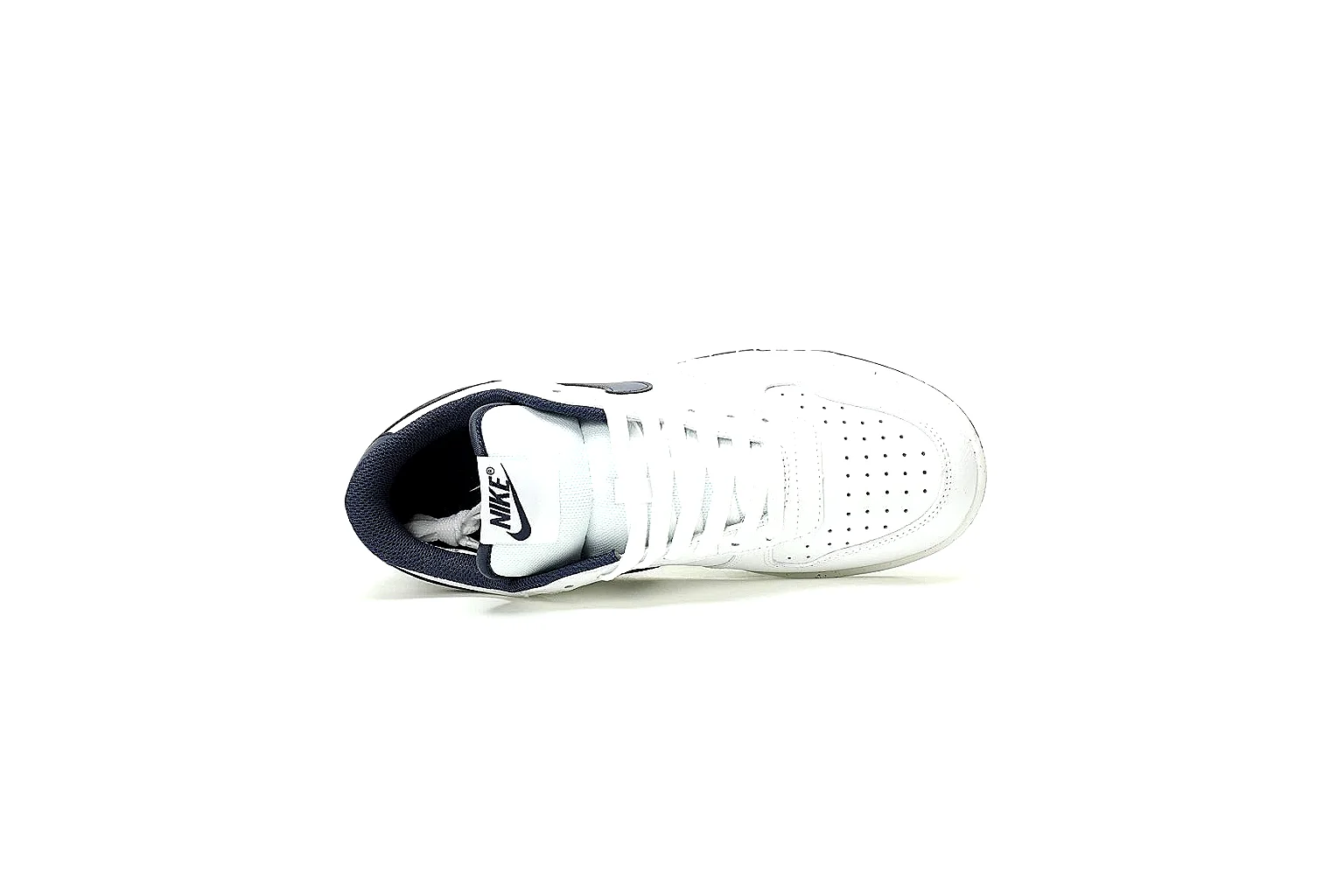 Kako Find List budget photos for Nike White Navy Low Court thumbnail 3