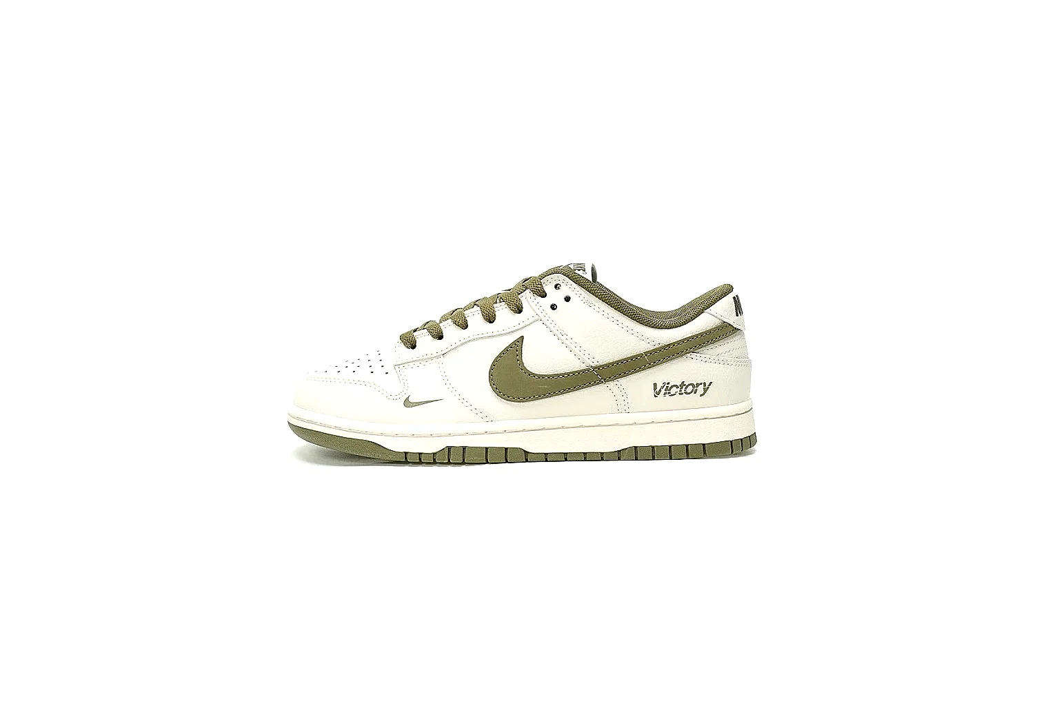 Kako Find List budget photos for Nike White Olive Low Court Sneaker