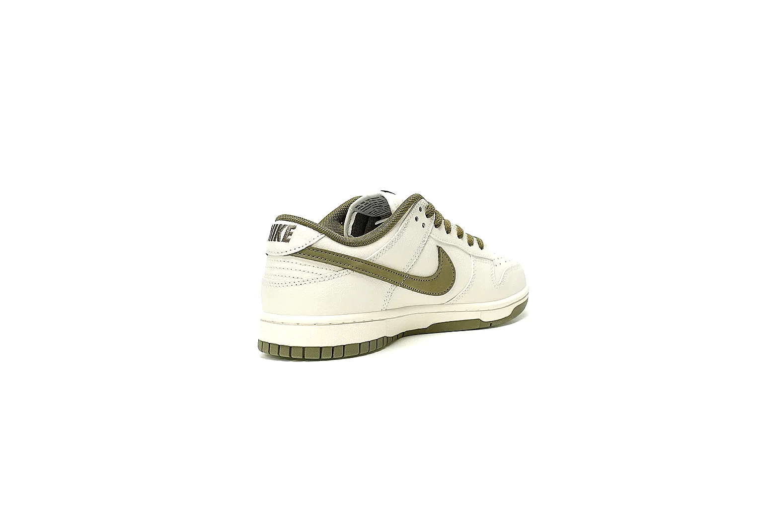 Kako Find List budget photos for Nike White Olive Low Court Sneaker thumbnail 2