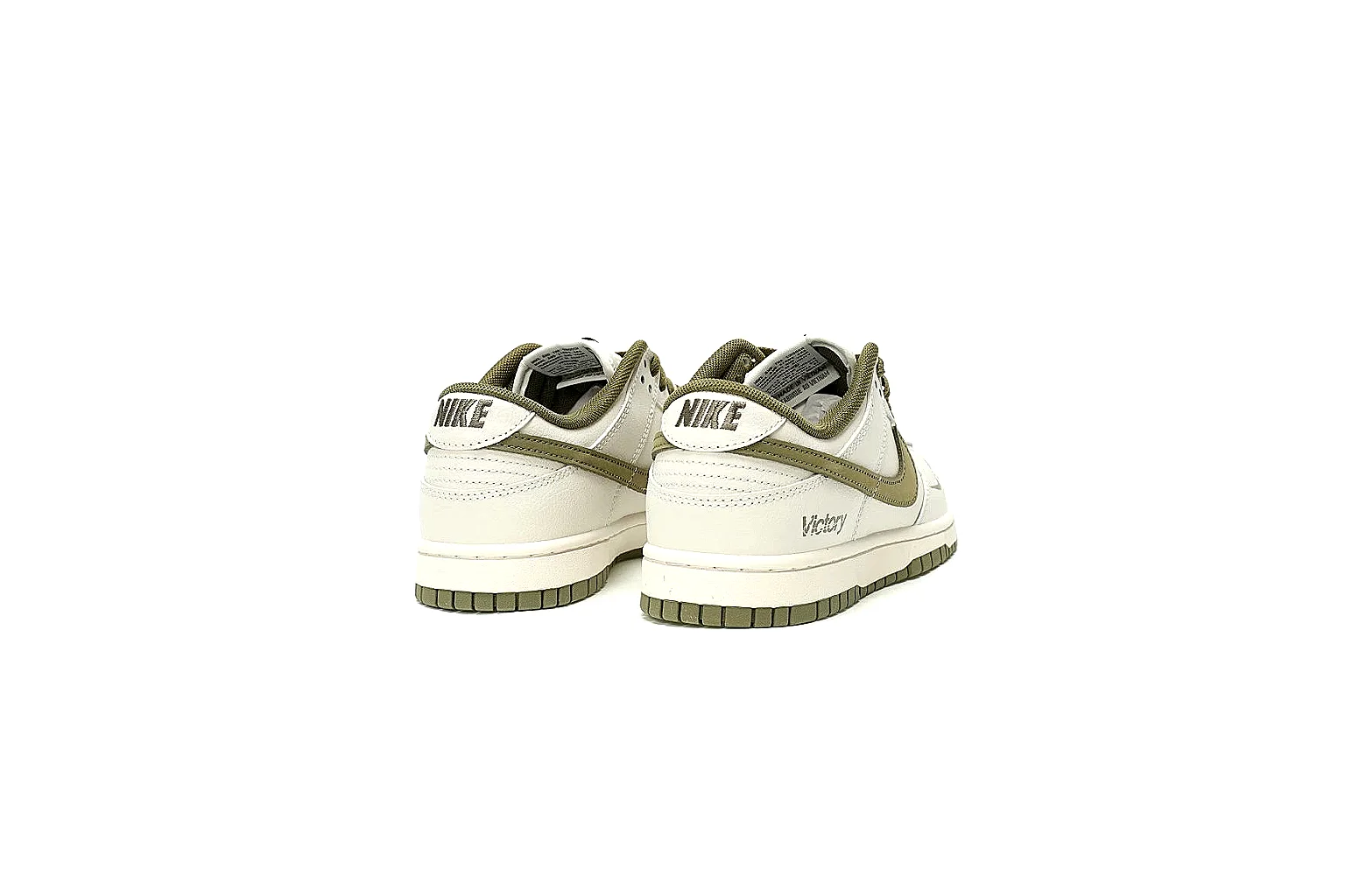 Kako Find List budget photos for Nike White Olive Low Court Sneaker thumbnail 6