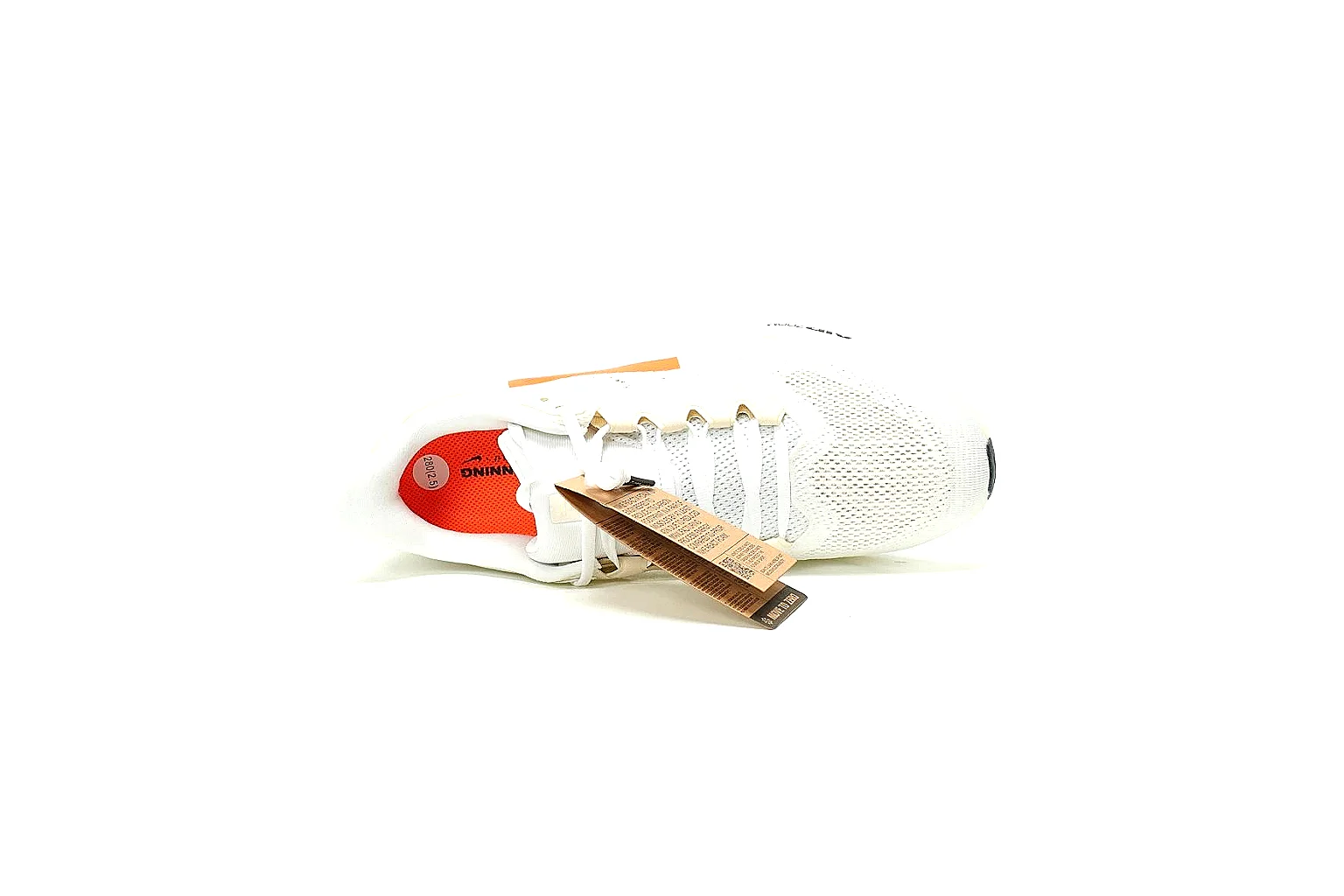 Kako Find List budget photos for Nike White Orange Runner Sneaker thumbnail 3
