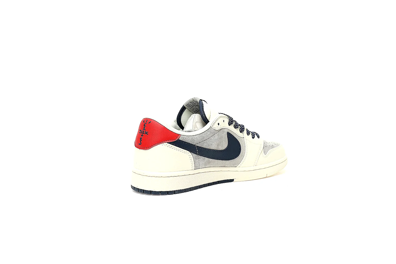 Kako Find List budget photos for Nike White Red Black Low Court thumbnail 2