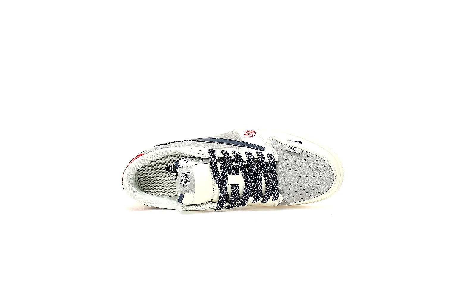 Kako Find List budget photos for Nike White Red Black Low Court thumbnail 3