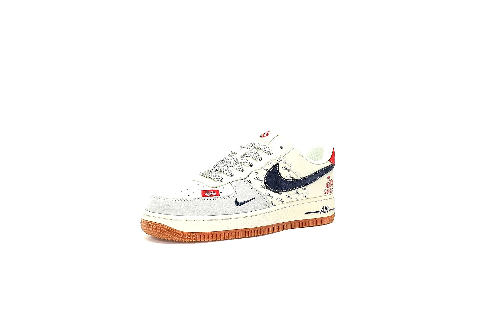 Kako Find List budget photos for Nike White Red Gum Low Court thumbnail 2