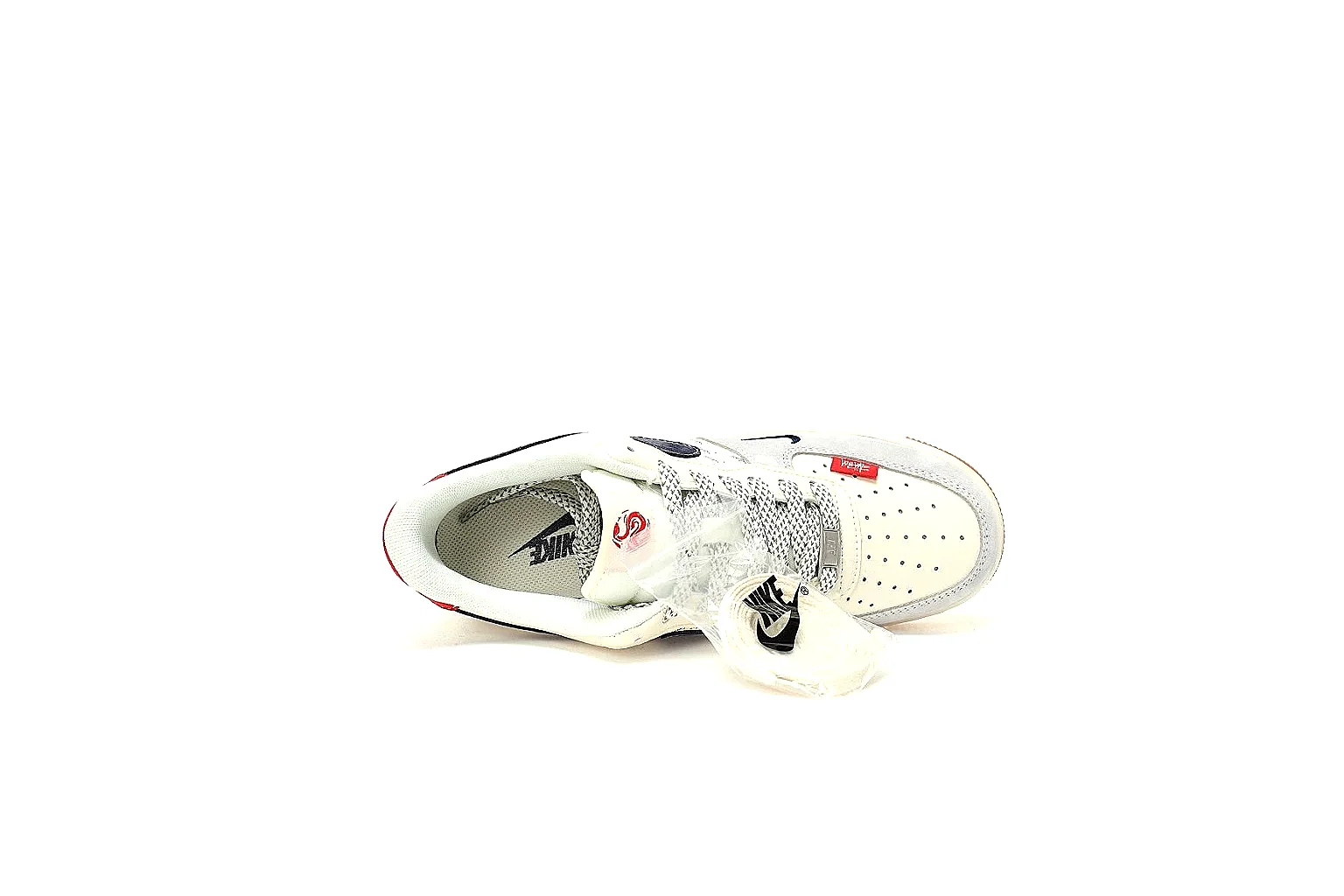 Kako Find List budget photos for Nike White Red Gum Low Court thumbnail 4