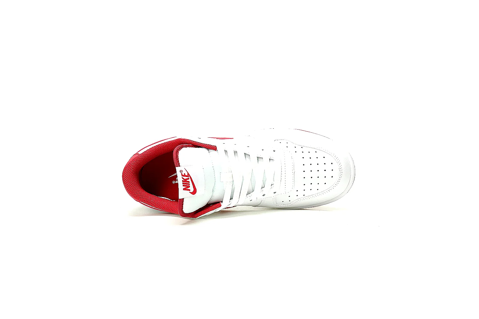 Kako Find List budget photos for Nike White Red High-Top Court Sneaker thumbnail 3