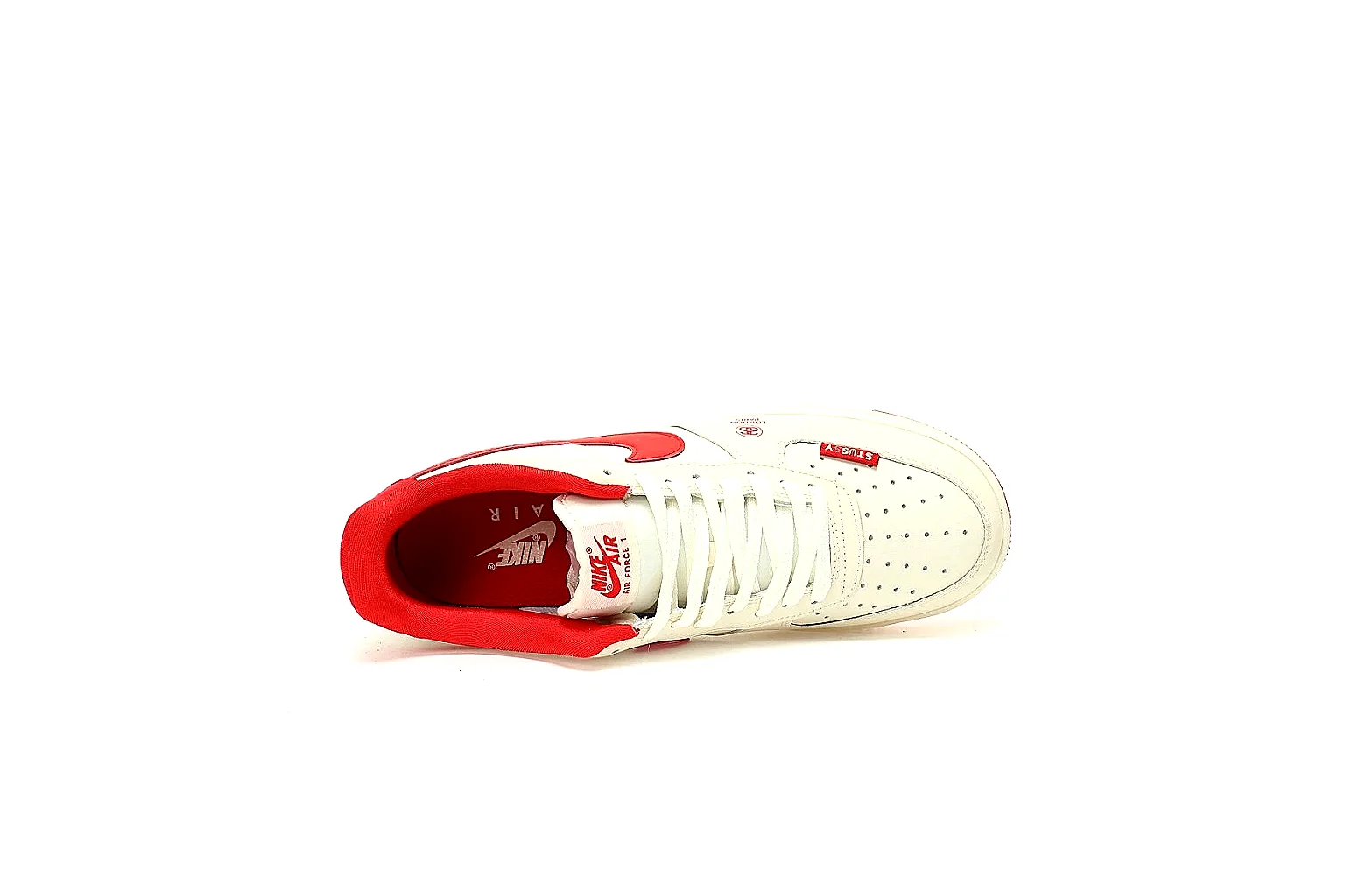 Kako Find List budget photos for Nike White Red Low Court Sneaker thumbnail 4