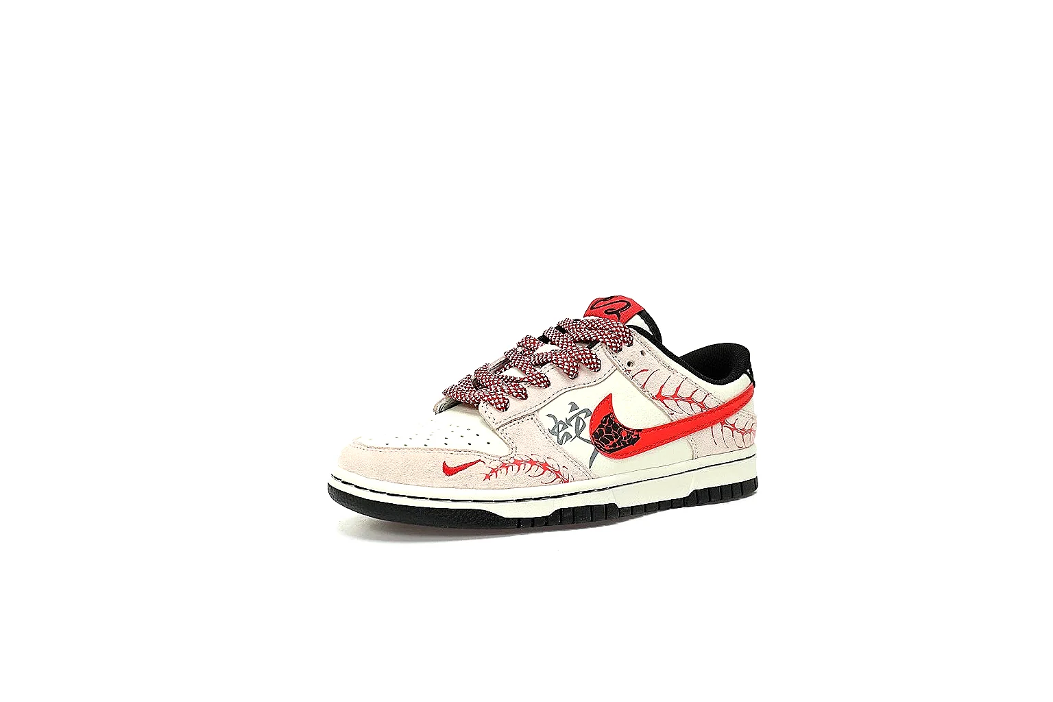 Kako Find List budget photos for Nike White Red Low Court thumbnail 2