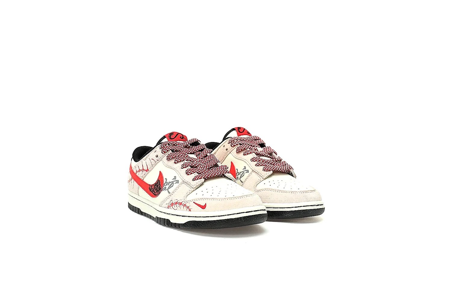 Kako Find List budget photos for Nike White Red Low Court thumbnail 6