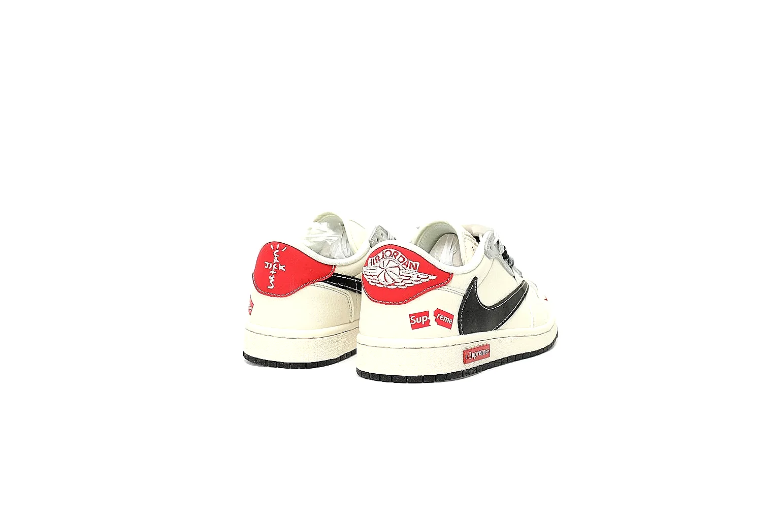 Kako Find List budget photos for Nike White Red Low Court thumbnail 6