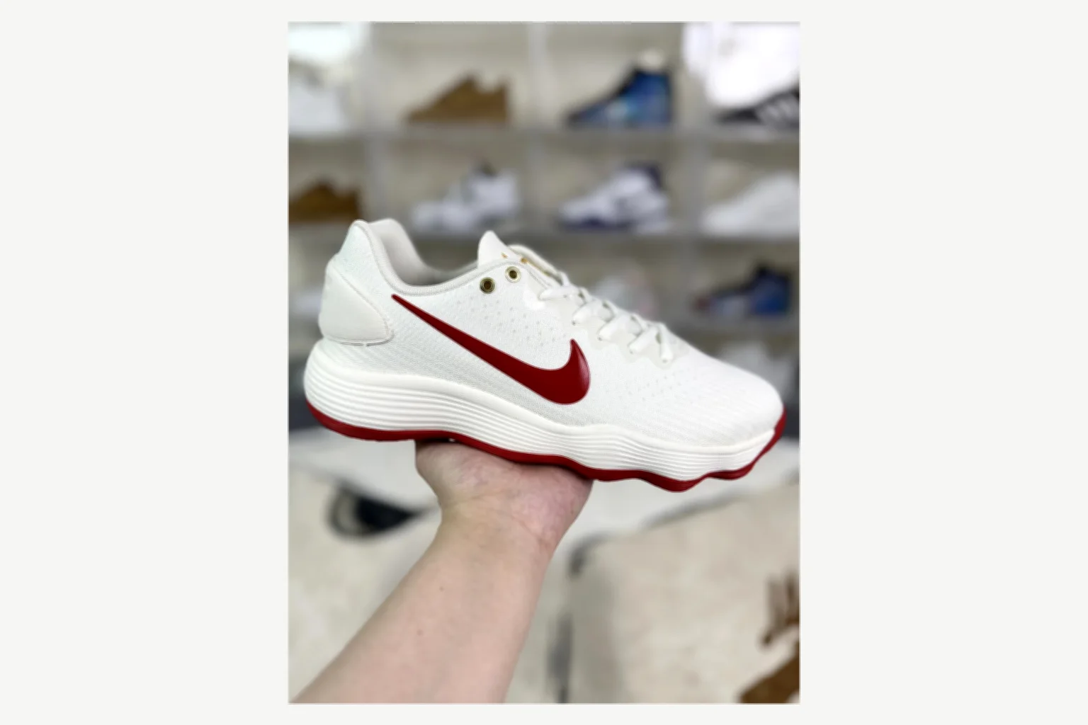 Nike White Red Swoosh Low Top value find image SKU 1194923881 thumbnail 2