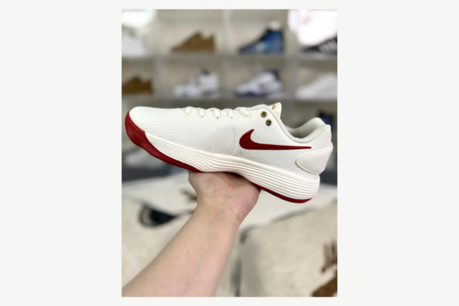 Nike White Red Swoosh Low Top value find image SKU 1194923881 thumbnail 3